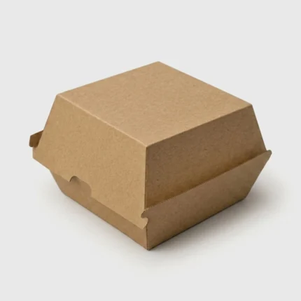 Caja Hamburgesa Clamshell Kraft L