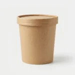 Pote Kraft 12oz (25 U. x Paq) con Tapa de Cartón (Helado)