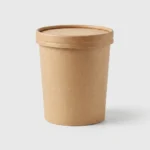 Pote Kraft 32oz (25 U. x Paq) con Tapa de Cartón